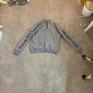 Taylor Swift Heather Gray Women's Sweatshirt